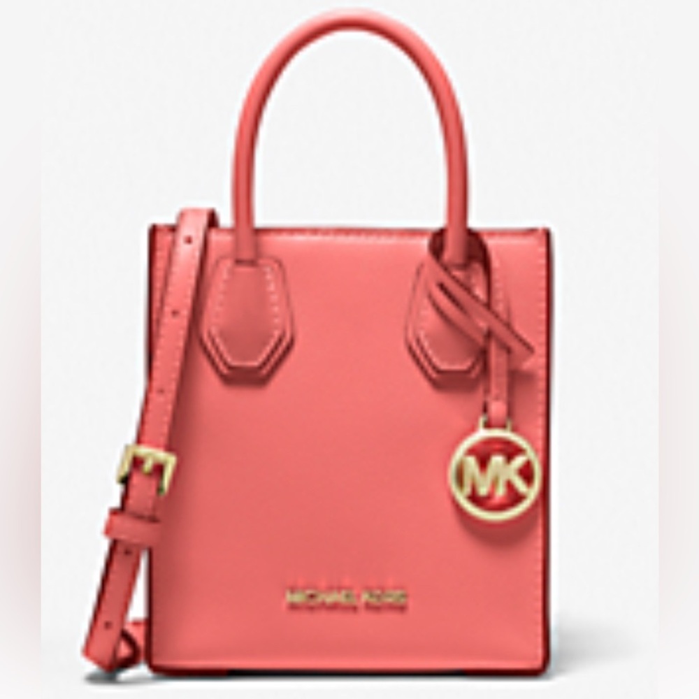 Michael Kors Brand new,never used,Mercer ExtraSmall Pebbled Leather Crossbody - Picture 1 of 9